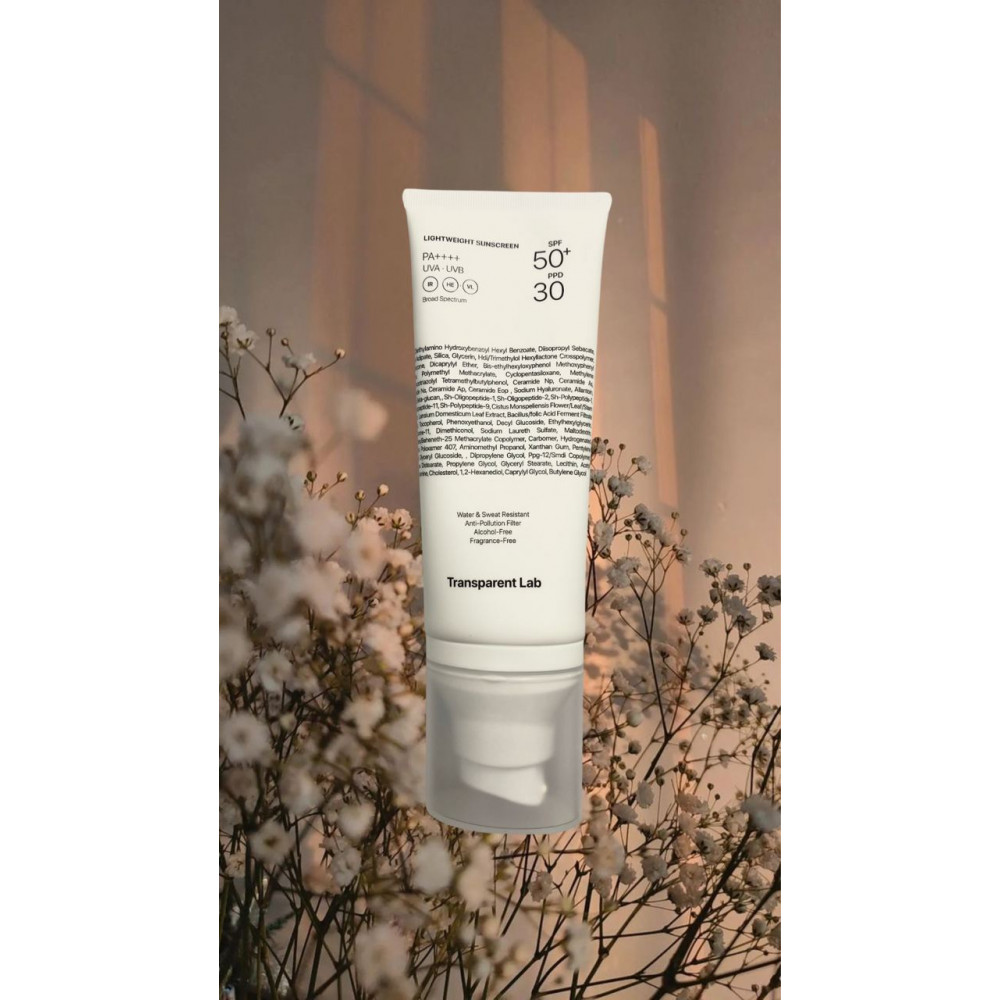 Легкий сонцезахисний крем SPF50+ - Transparent Lab Lightweight Sunscreen SPF50+ фото 4