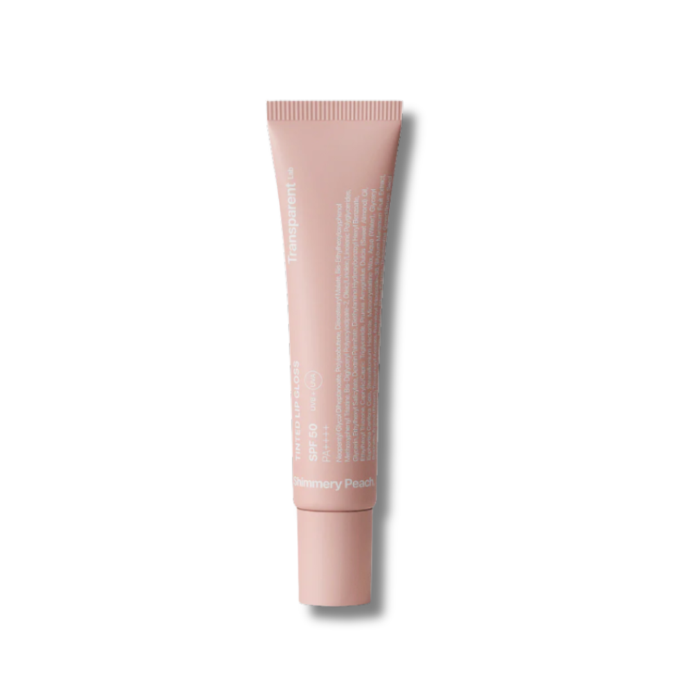 Солнцезащитный бальзам для губ "Блестящий персик" - Transparent Lab Tinted Lipgloss SPF 50 Shimmery Peach фото