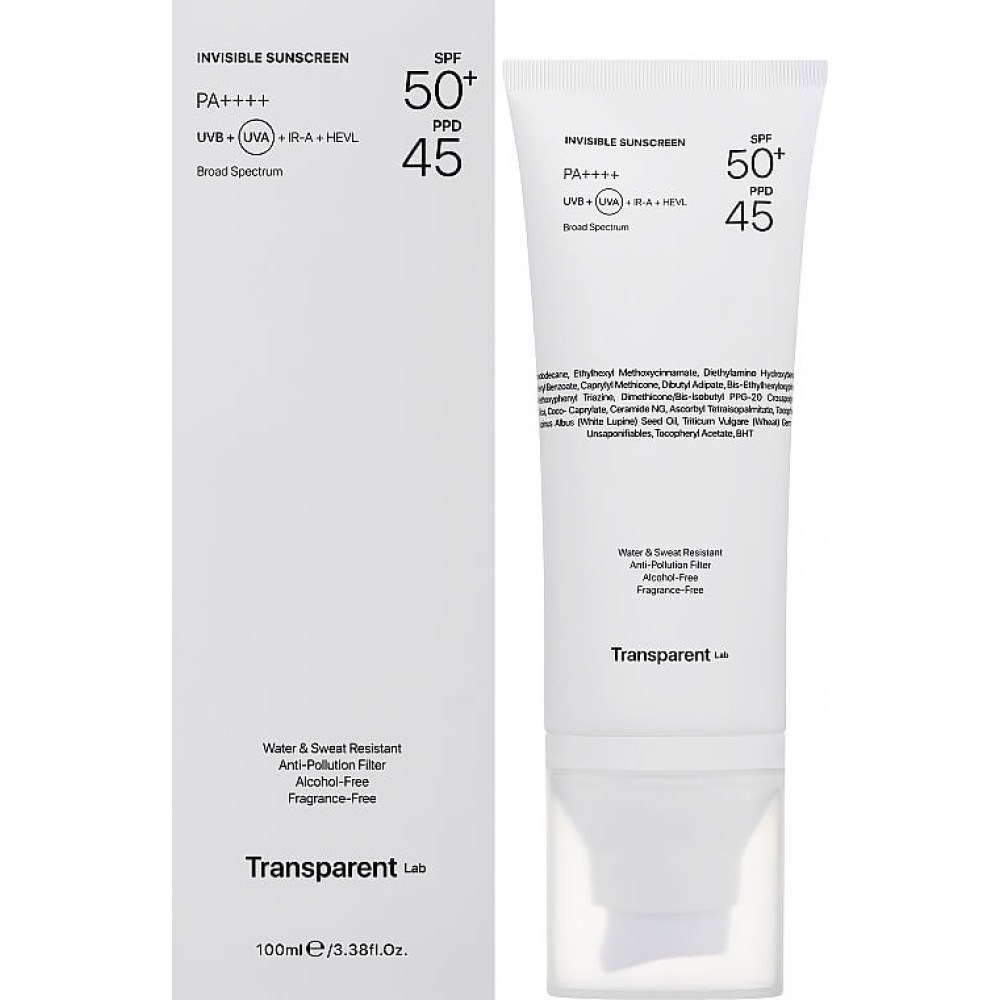 Солнцезащитный крем для лица - Transparent Lab Invisible Sunscreen SPF50+ фото 3