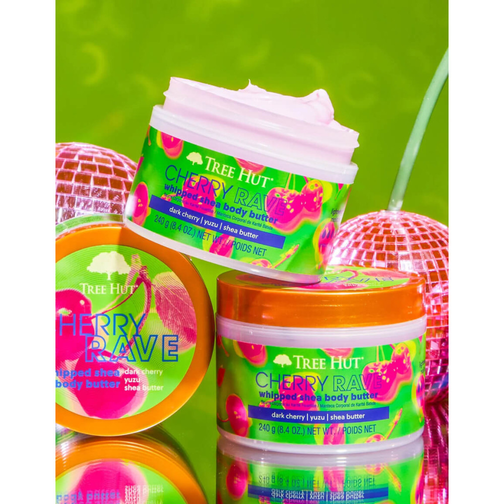 Баттер для тіла "Вишнева вечірка" - Tree Hut Tropic Whipped Body Butter Cherry Rave фото 3