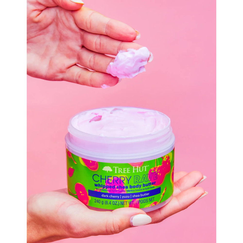 Баттер для тіла "Вишнева вечірка" - Tree Hut Tropic Whipped Body Butter Cherry Rave фото 2