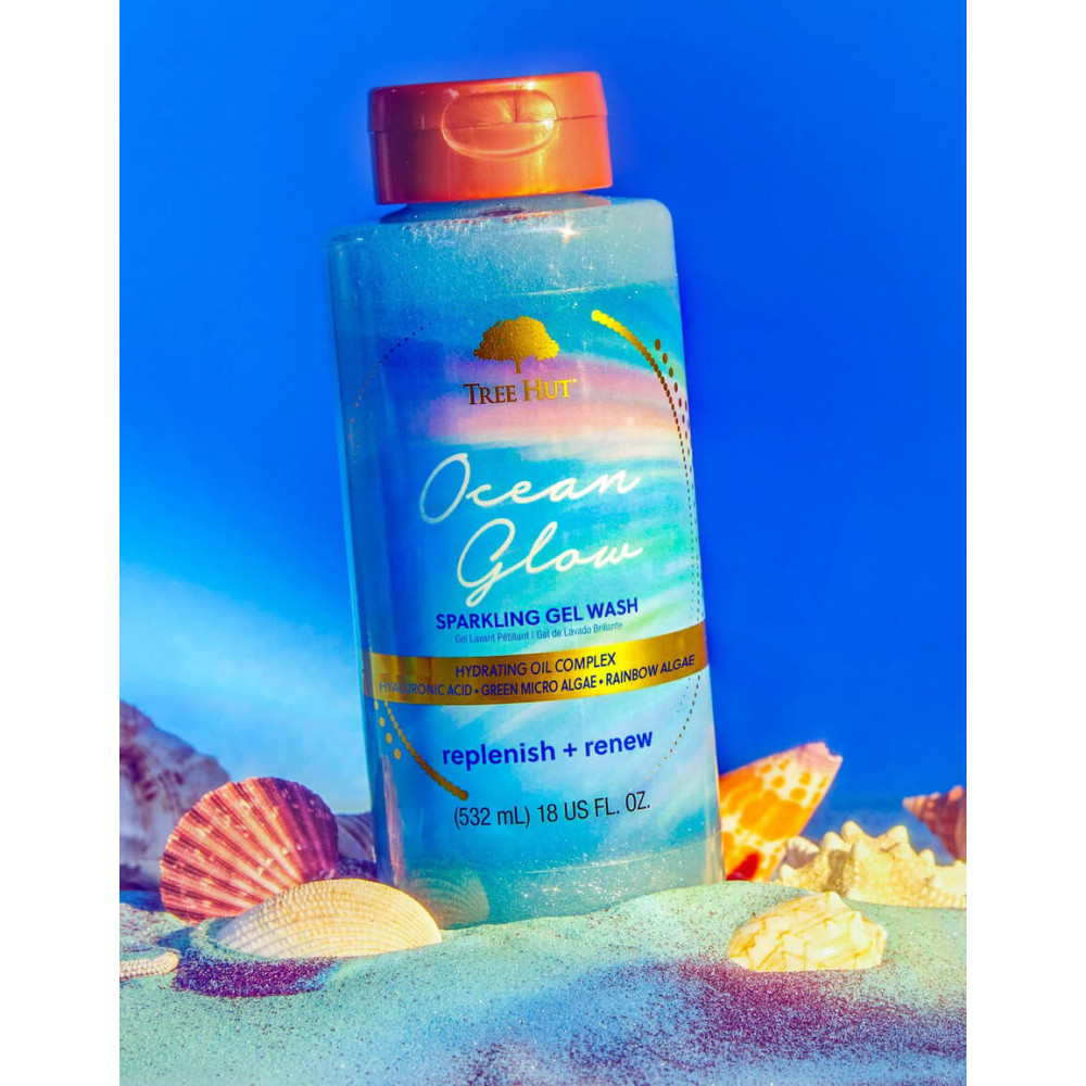 Гель для душа "Сияние океана" - Tree Hut Foaming Gel Wash Ocean Glow фото 2