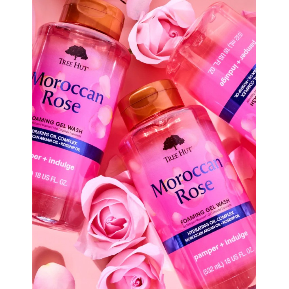 Гель для душу - Tree Hut Moroccan Rose Foaming Gel Wash фото 2