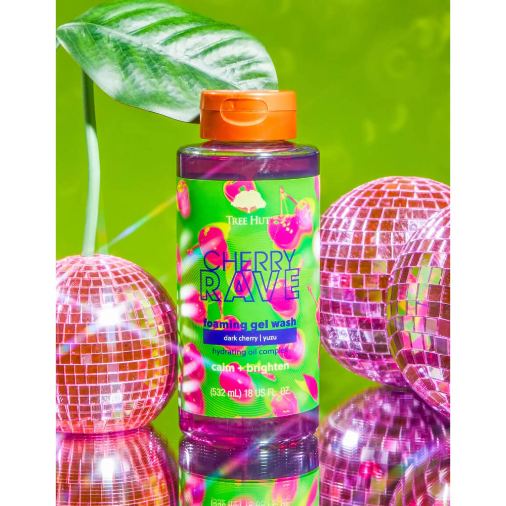 Гель для душу "Вишнева вечірка" - Tree Hut Foaming Gel Wash Cherry Rave фото 2