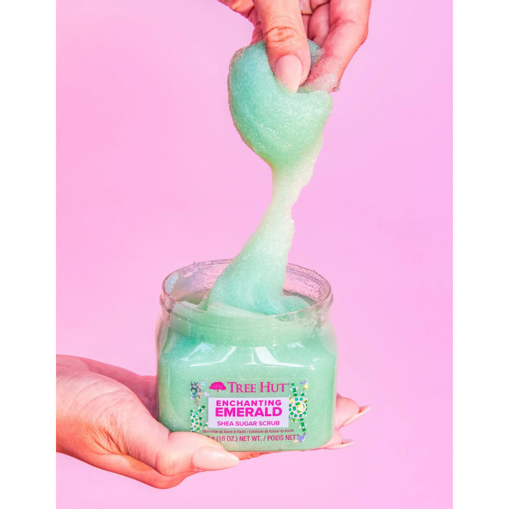 Скраб для тела "Очаровательный изумруд" - Tree Hut Sugar Scrub Enchanting Emerald фото 3