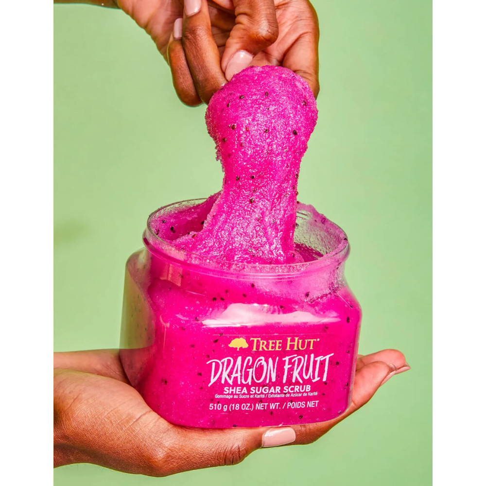Скраб для тела "Драконий фрукт"- Tree Hut Shea Sugar Scrub Dragon Fruit фото 2