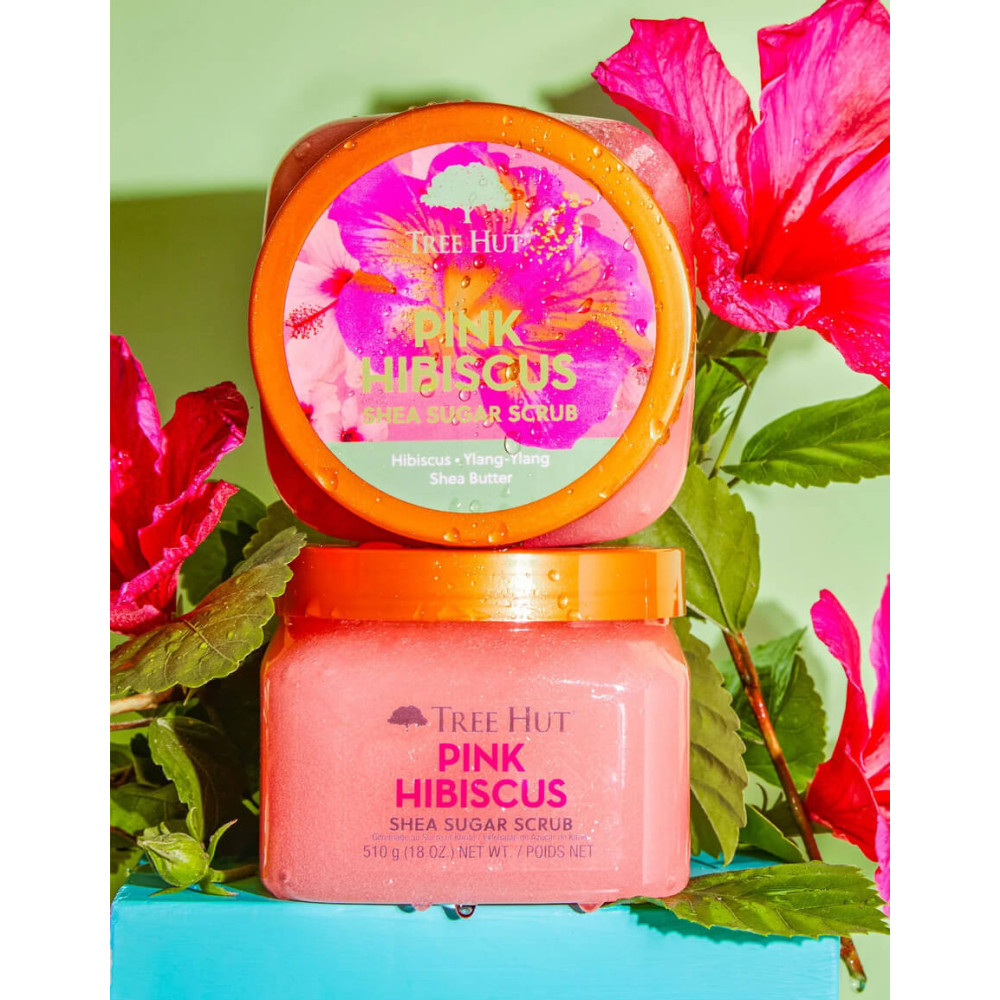 Скраб для тела "Гибискус" - Tree Hut Pink Hibiscus Shea Sugar Scrub  фото 2