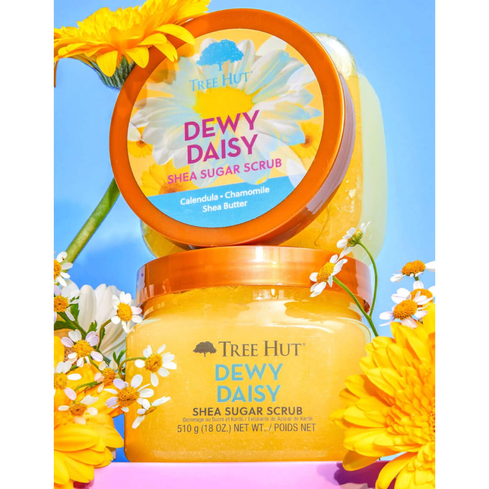 Скраб для тіла "Ромашка" - Tree Hut Shea Sugar Scrub Dewy Daisy фото 3