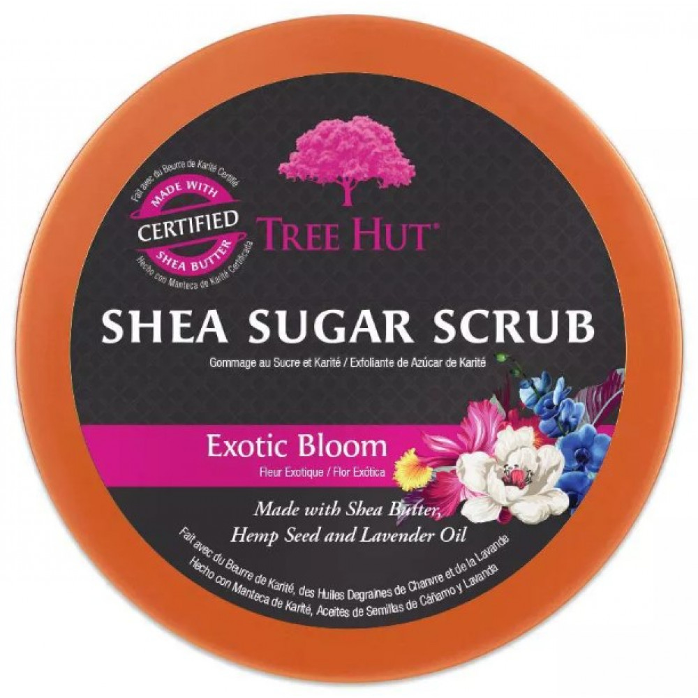 Скраб для тела - Tree Hut Exotic Bloom Sugar Scrub фото 5