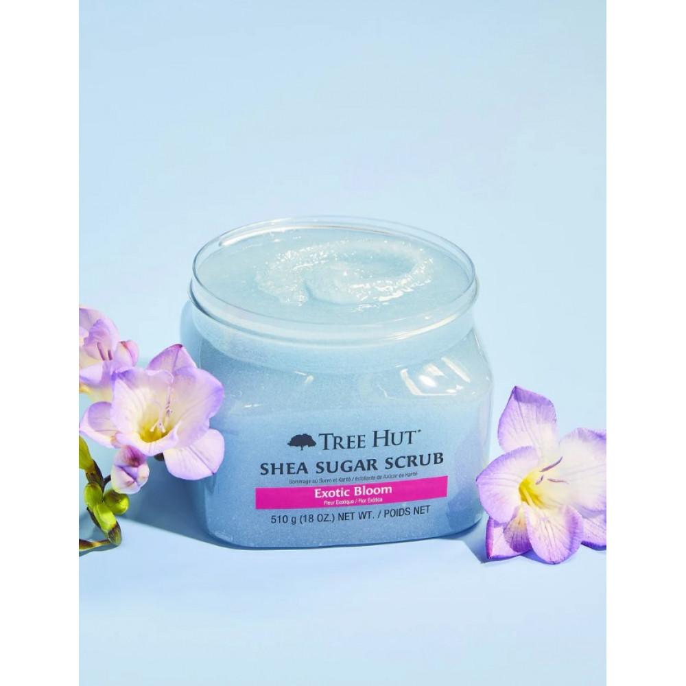 Скраб для тела - Tree Hut Exotic Bloom Sugar Scrub фото 4
