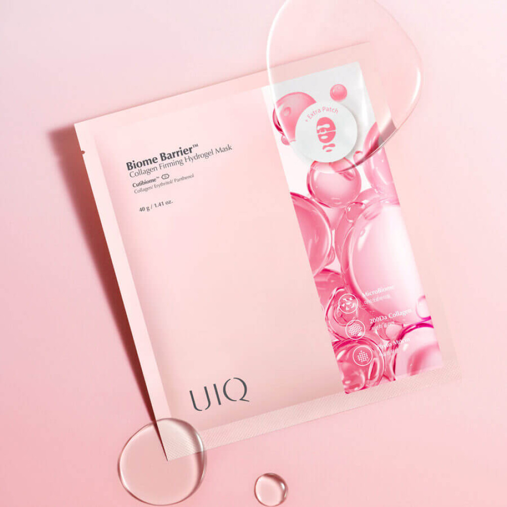 Гідрогелева маска з колагеном - UIQ Biome Barrier Collagen Firming Hydrogel Mask фото 2