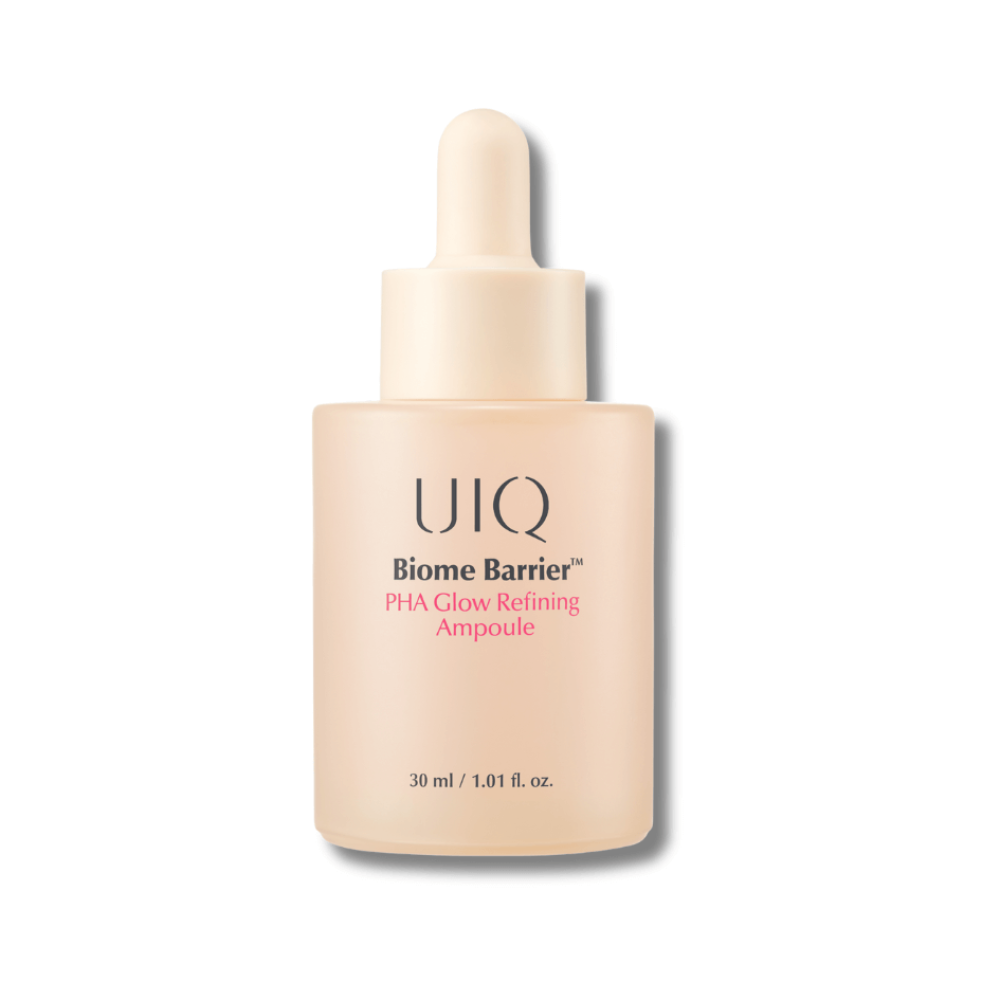 Концентрированная сыворотка с глюконалактоном – UIQ Biome Barrier PHA Glow Refining Ampoule фото