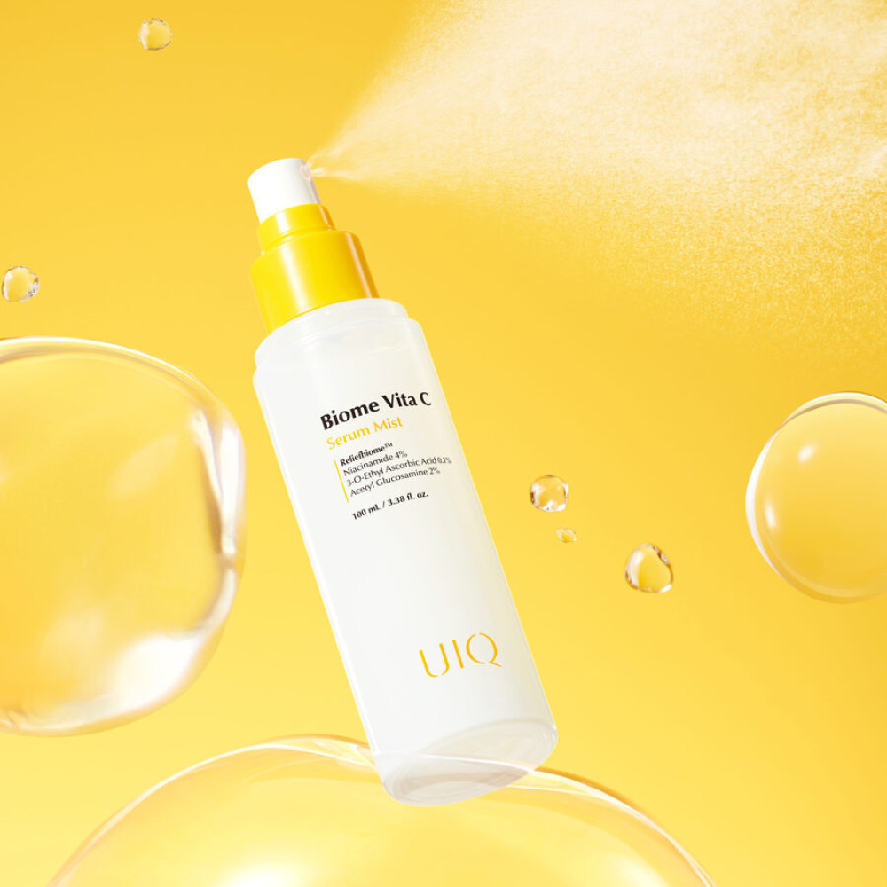 Осветительная спрей-сыворотка - UIQ Biome Vita C Serum Mist фото 2