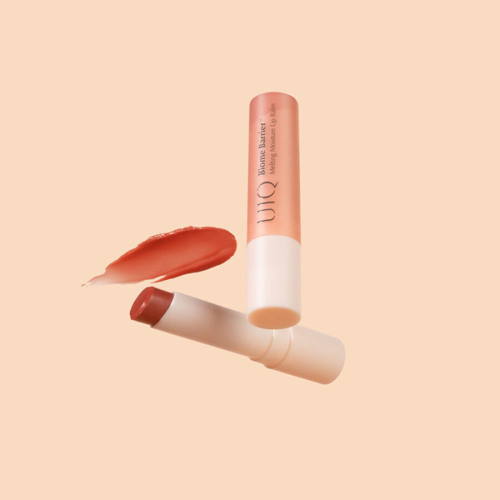 Зволожувальний бальзам для губ "Coral Breeze" - UIQ Biome Barrier Melting Moisture Lip Balm Coral Breeze фото 2