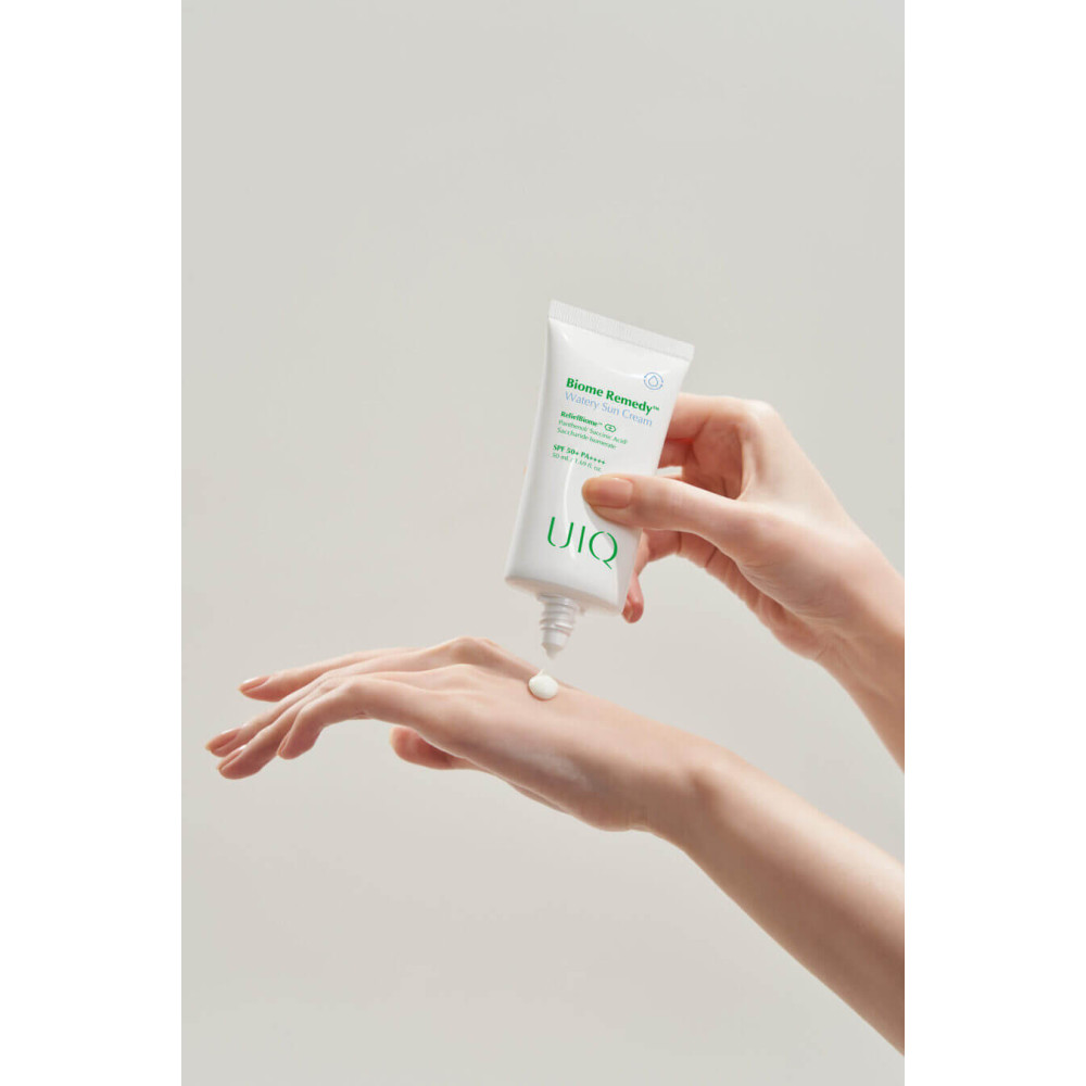 Зволожувальний сонцезахисний крем - UIQ Biome Remedy Watery Sun Cream SPF 50+ PA++++ фото 3