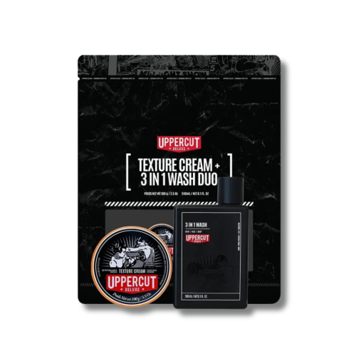 Подарунковий набір - Uppercut Deluxe Xmas Texture Cream + 3 in 1 фото