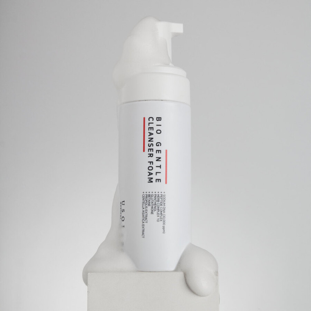 Деликатная пенка для умывания - Usolab Bio Gentle Cleanser Foam фото 3