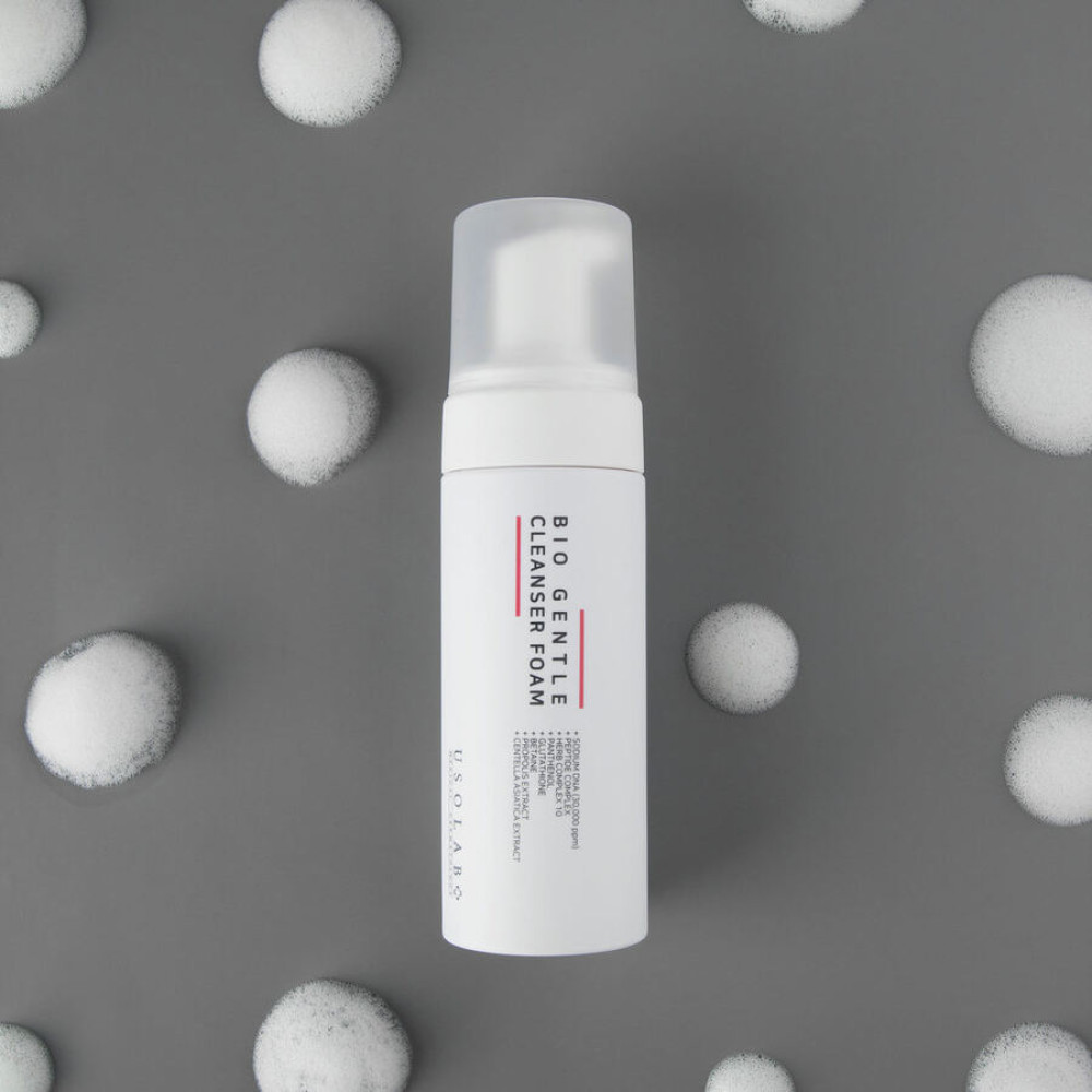 Деликатная пенка для умывания - Usolab Bio Gentle Cleanser Foam фото 4