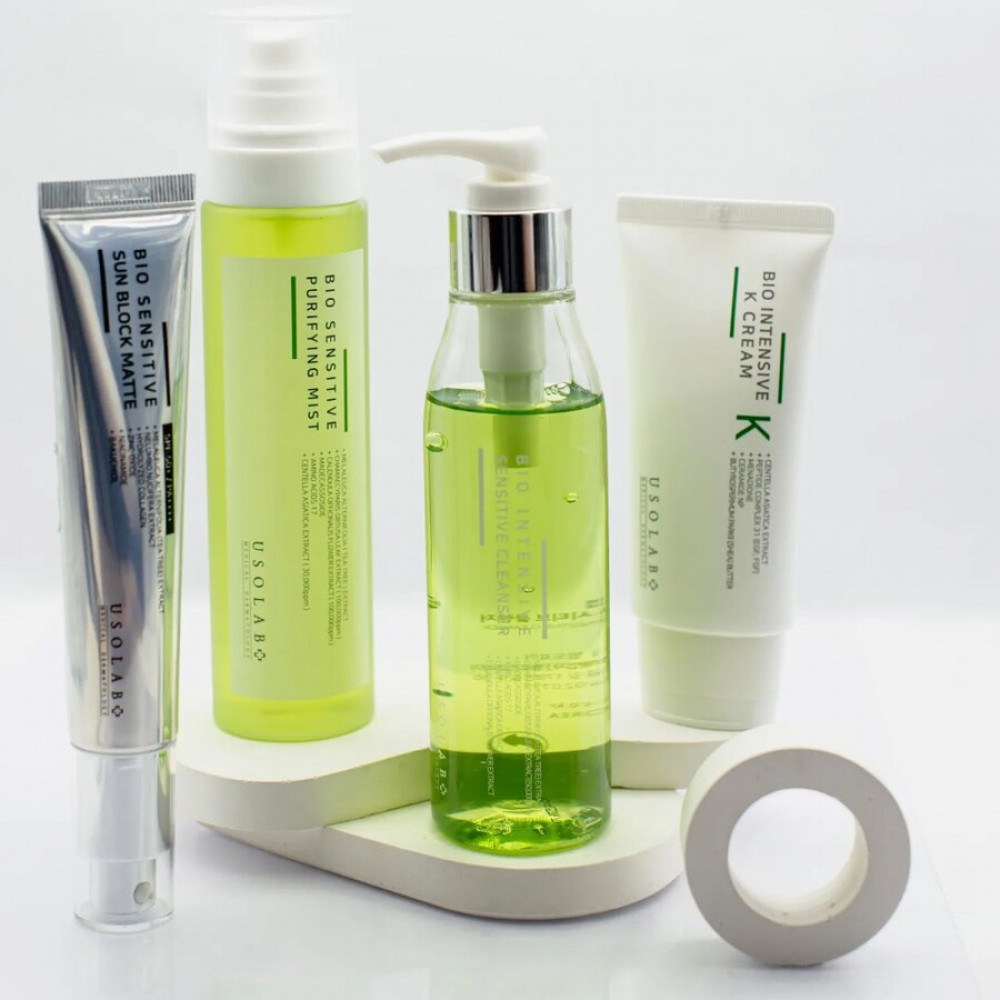 Гель для вмивання чутливої та проблемної шкіри - Usolab Bio Intensive Sensitive Cleanser фото 3