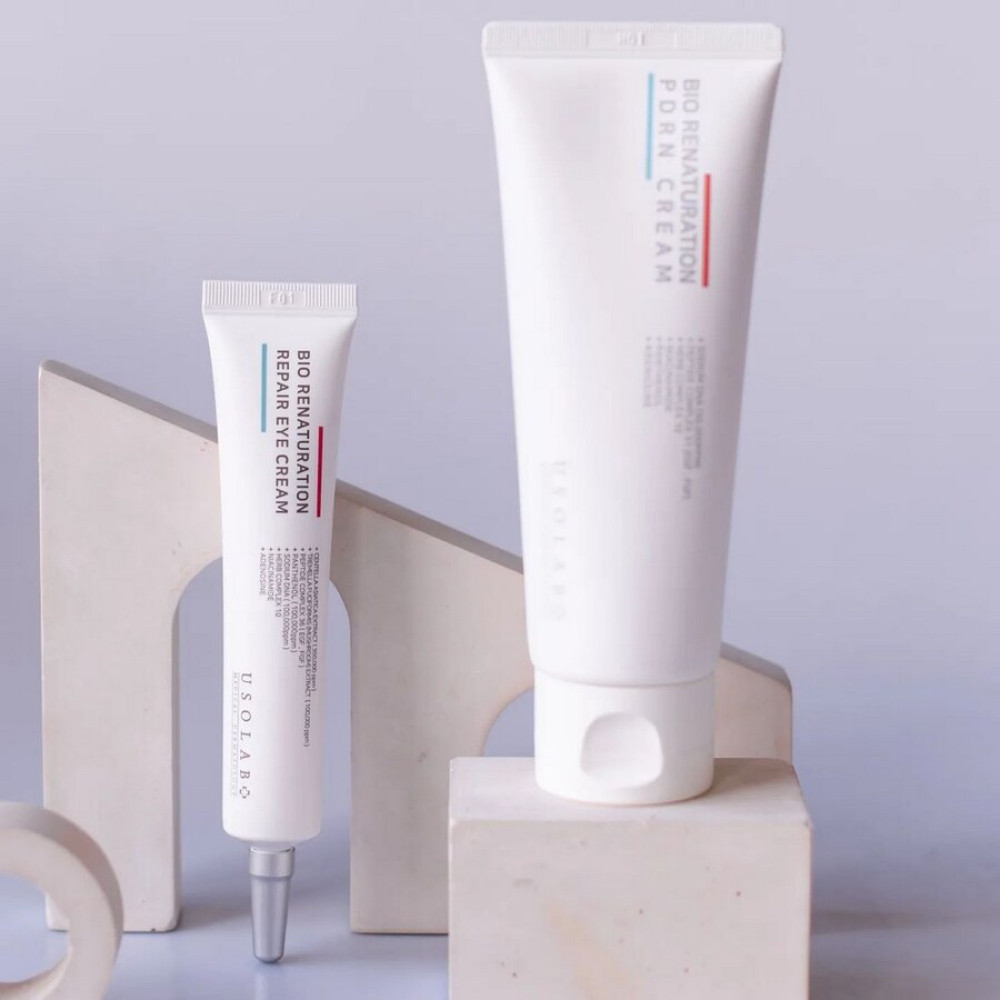 Интенсивный омолаживающий крем для глаз - Usolab Bio Renaturation Repair Eye Cream фото 4