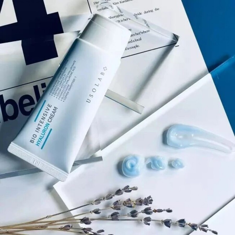 Інтенсивний зволожуючий, заспокійливий та омолоджуючий крем - Usolab Bio Intensive Hyaluron Cream фото 4