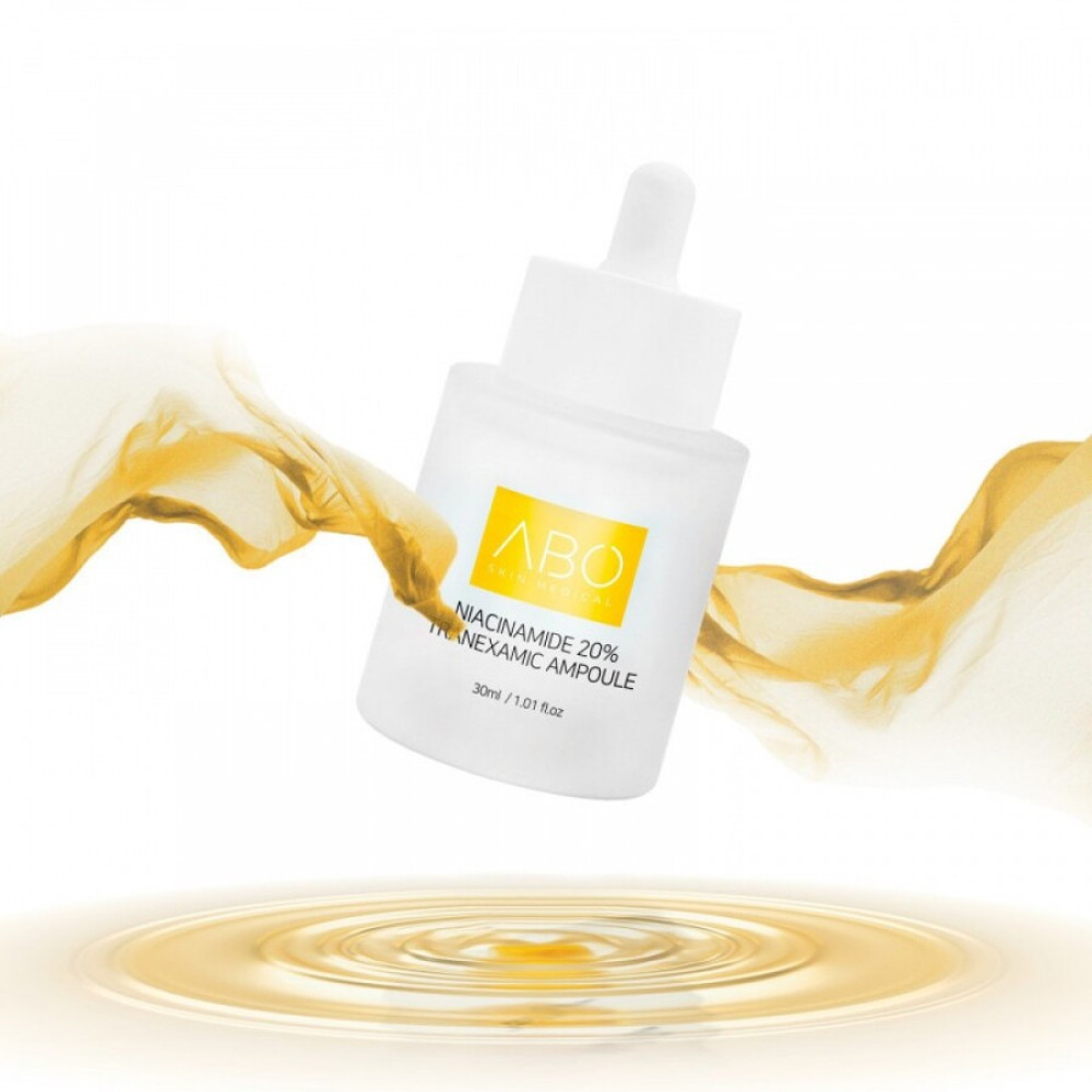 Освітлююча, протизапальна та антиоксидантна сироватка - Usolab ABO Niacinamide 20% Tranexamic Ampoule фото 3
