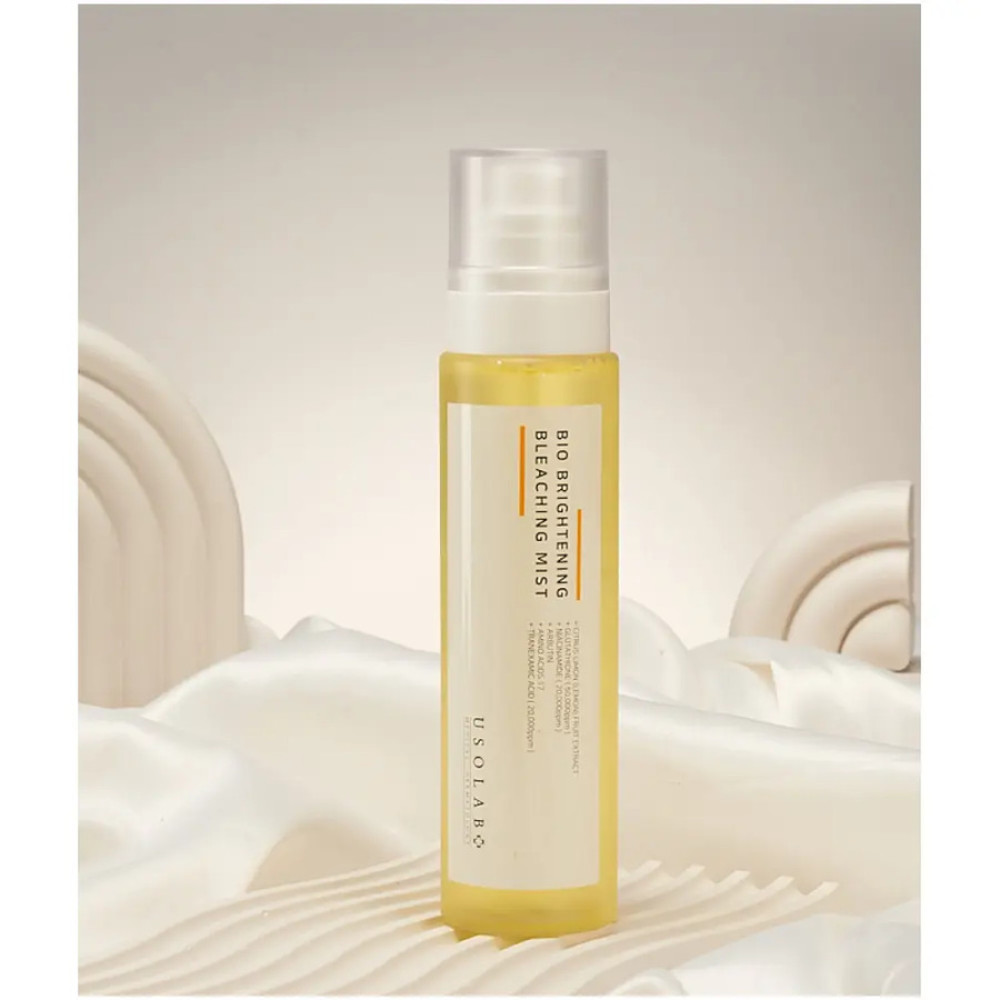 Осветляющий, омолаживающий и антиоксидантный тонер-спрей - Usolab Bio Brightening Bleaching Mist фото 3