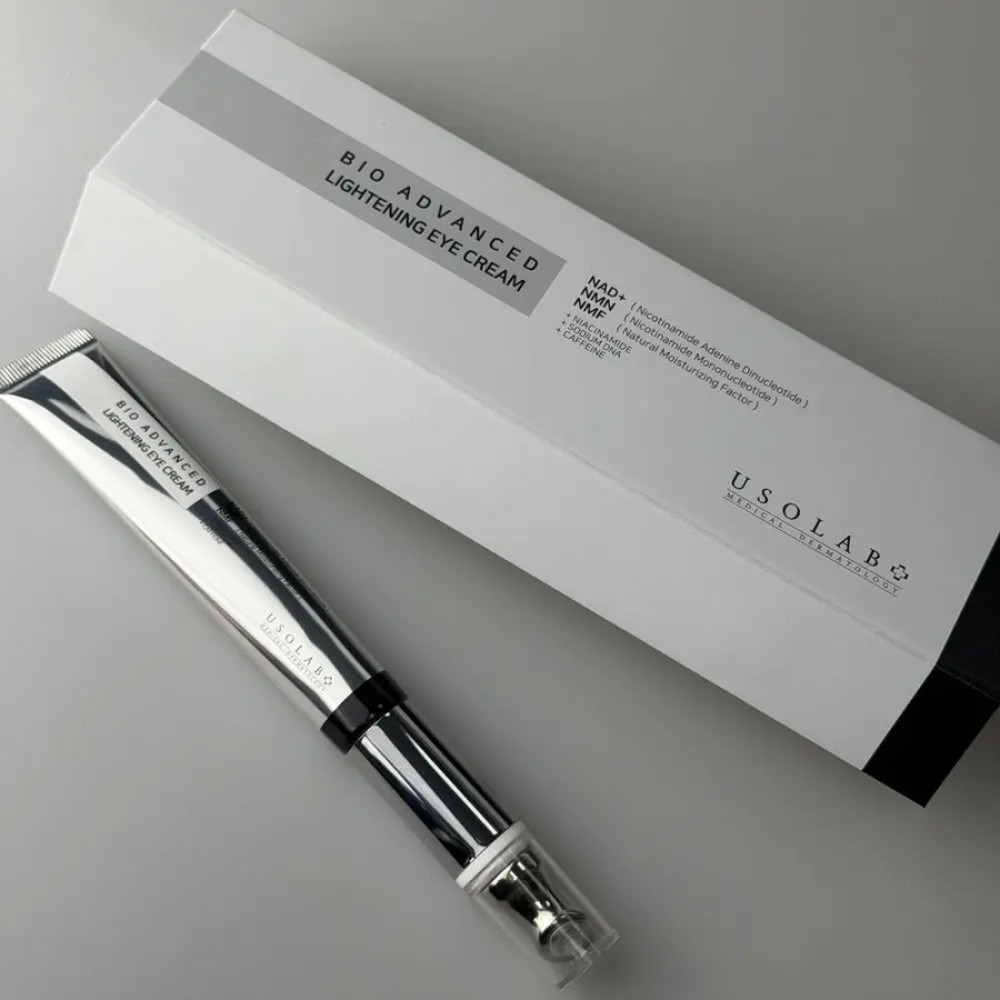 Осветляющий, противоотечный и омолаживающий крем для глаз - Usolab Bio Advanced Lightening Eye Cream фото 3