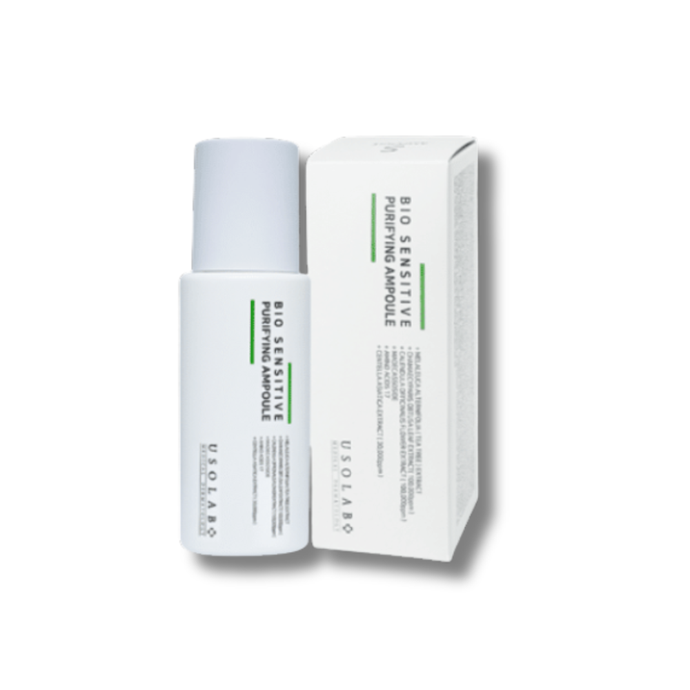 Заспокійлива зволожувальна сироватка для догляду за шкірою - Usolab Bio Sensitive Purifying Ampoule фото