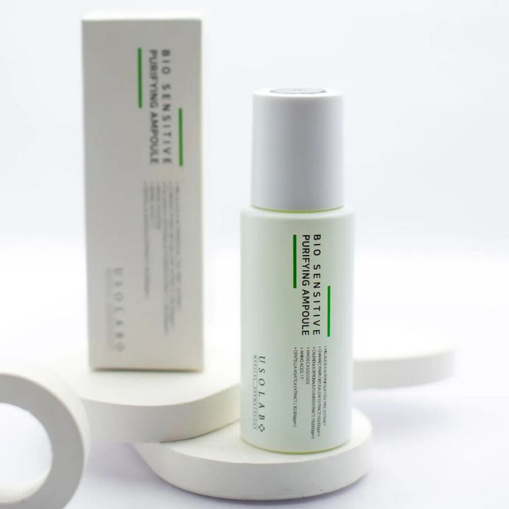 Заспокійлива зволожувальна сироватка для догляду за шкірою - Usolab Bio Sensitive Purifying Ampoule фото 2