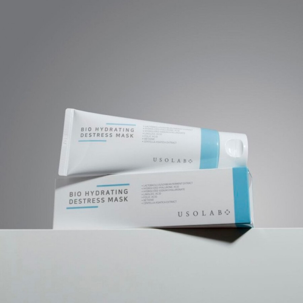 Восстанавливающая, увлажняющая и противоотечная маска - Usolab Bio Hydrating Destress Mask фото 3