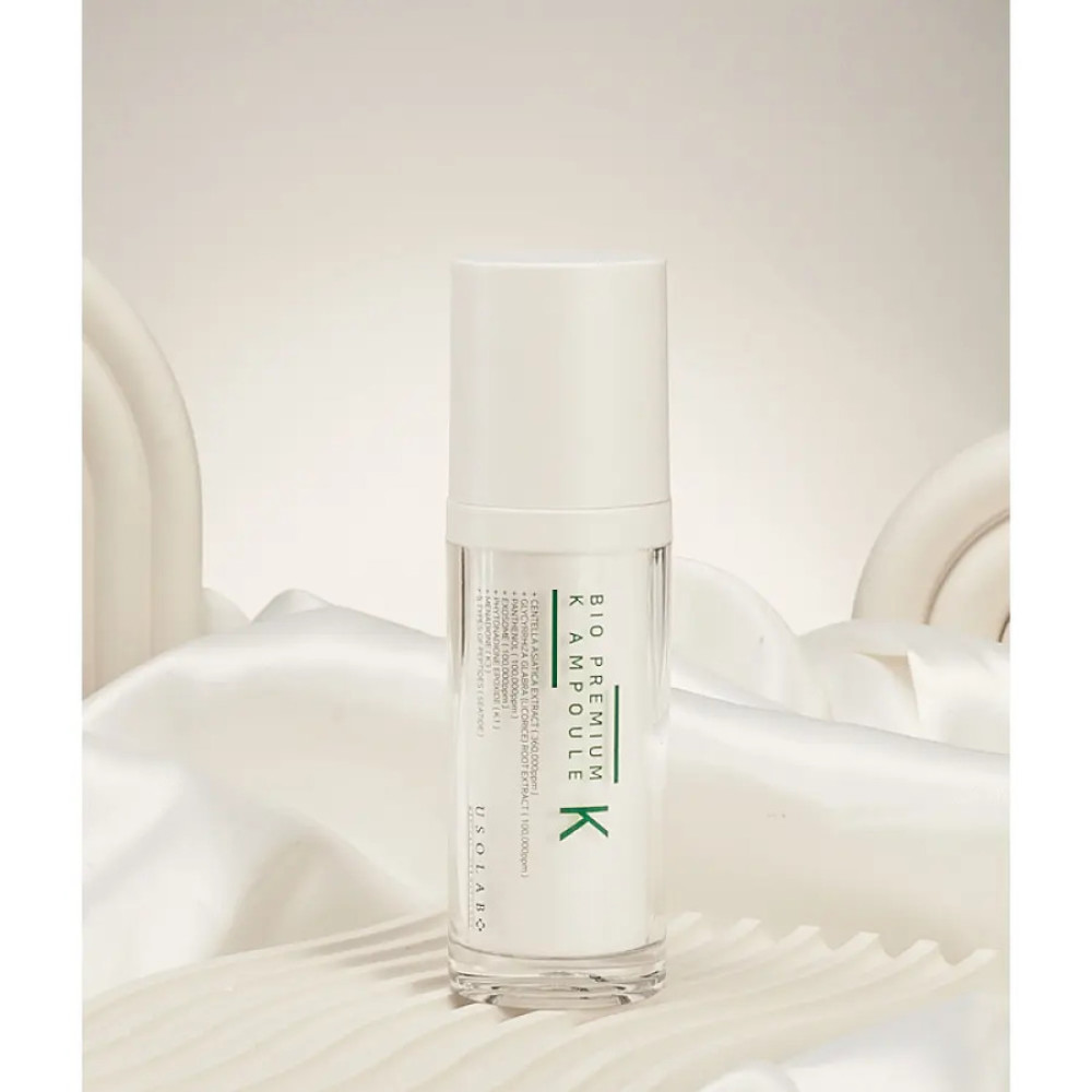 Успокаивающая кремовая сыворотка для сияния кожи - Usolab Bio Premium K Ampoule фото 3