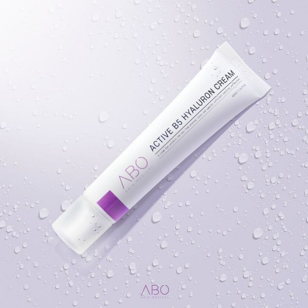 Успокаивающий и увлажняющий легкий крем – Usolab ABO Active B5 Hyaluron Cream фото 3