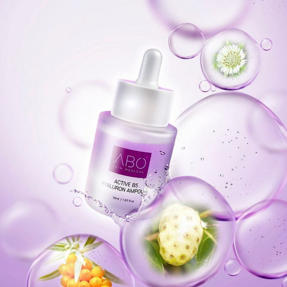 Увлажняющая сыворотка с гиалуроновой кислотой и витамином B5 - Usolab АBO Active B5 Hyaluron Ampoule фото 3