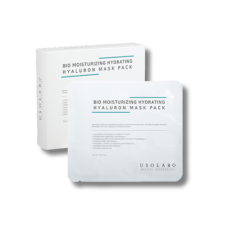 Увлажняющая, успокаивающая и омолаживающая маска - Usolab Bio Moisturizing Hydrating Hyaluron Mask Pack 