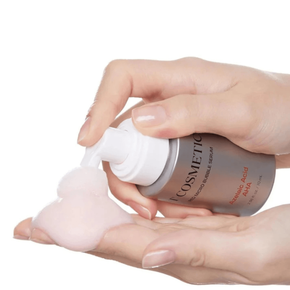 Мікропінна сироватка з азелаїновою кислотою та AHA, BHA, PHA-кислотами - VT Azelaic Acid AHA Glutathione Red Micro Bubble Serum фото 2