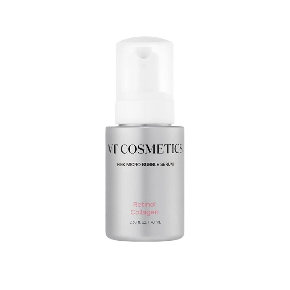 Микропенная сыворотка с ретинолом и коллагеном - VT Cosmetics Retinol Collagen Pink Micro Bubble Serum фото 2