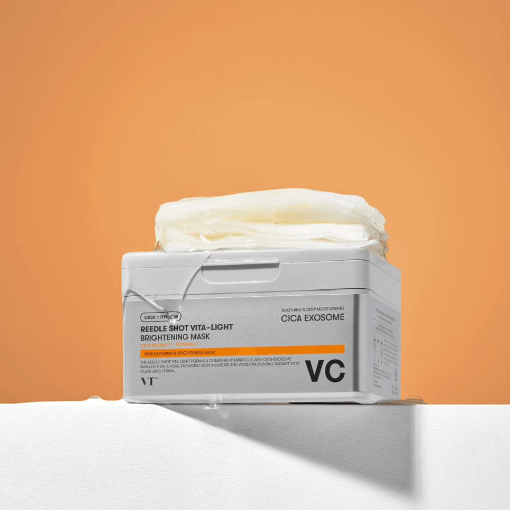 Набор осветляющих масок со спикулами и витамином С - VT Cosmetics Reedle Shot Vita-Light Brightening Mask фото 3