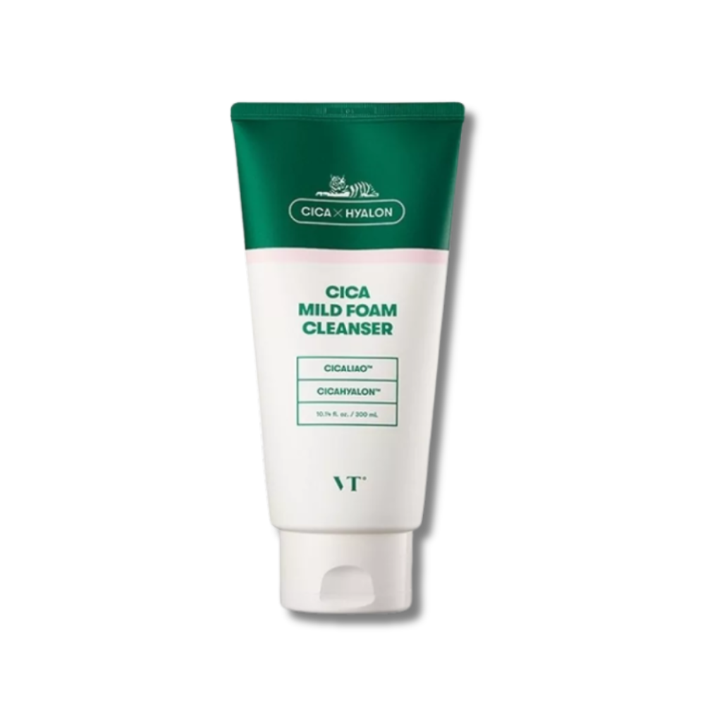 Ніжна пінка для вмивання з екстрактом азіатської центелли - VT Cosmetics Cica Mild Foam Cleanser фото