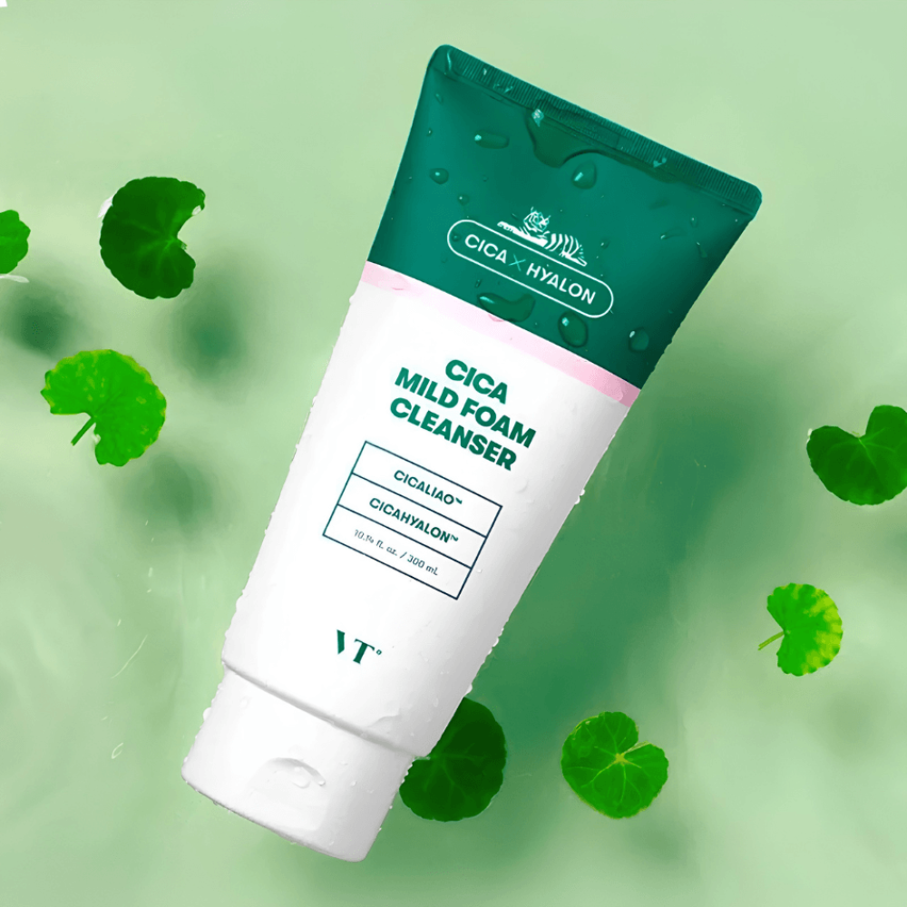 Ніжна пінка для вмивання з екстрактом азіатської центелли - VT Cosmetics Cica Mild Foam Cleanser фото 3