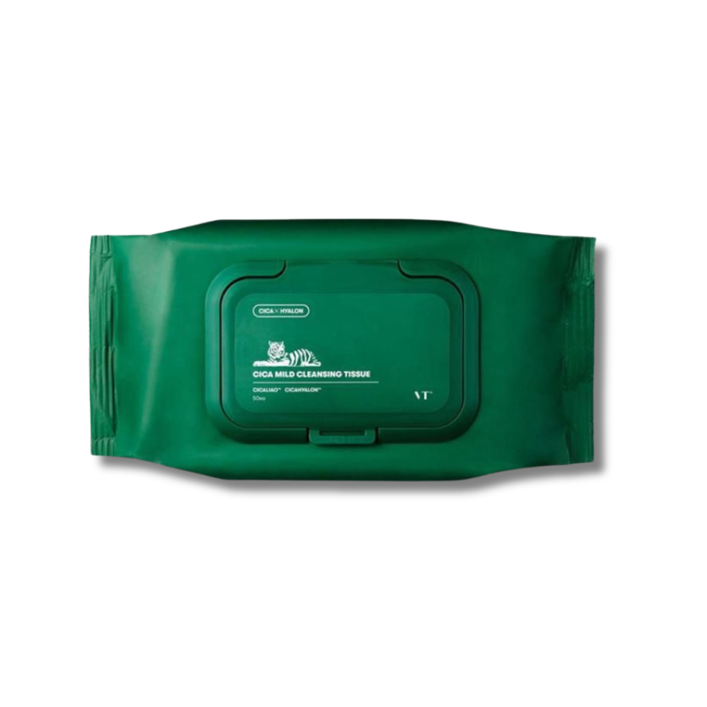 Салфетки для снятия макияжа с центеллой - VT Cosmetics Cica Mild Cleansing Tissue фото