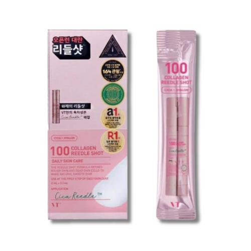 Сыворотка со спикулами и коллагеном (набор стиков) - VT Cosmetics Collagen Reedle Shot 100 фото