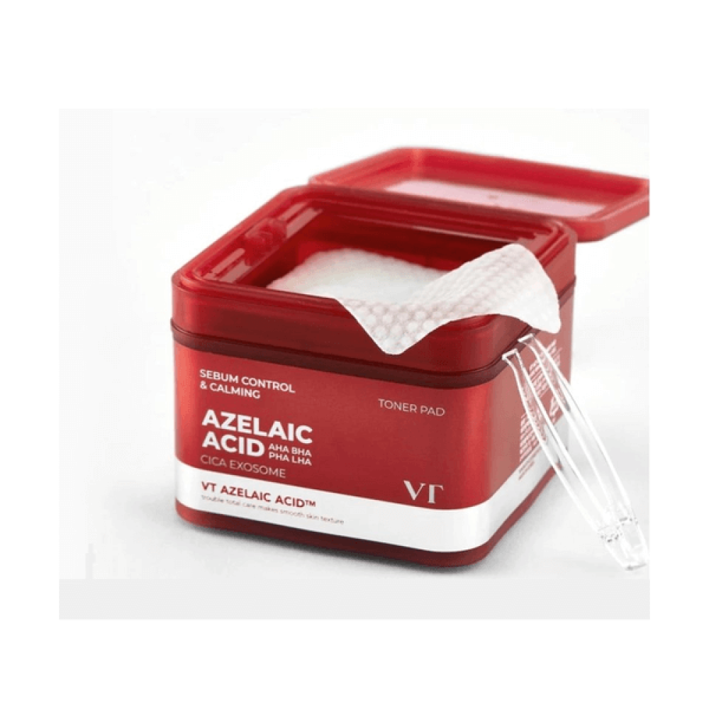Тонер-пады с азелаиновой кислотой - VT Cosmetics Azelaic Acid Toner Pad фото 2