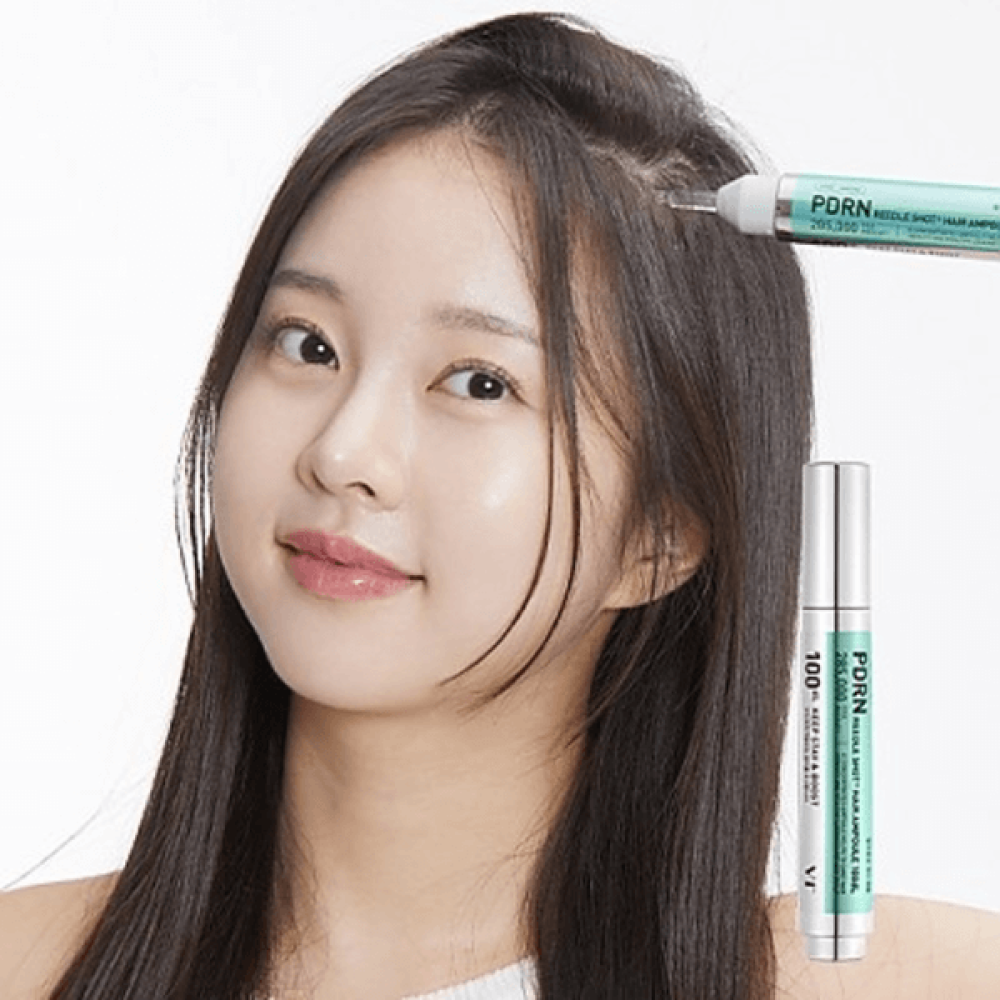 Восстанавливающая ампула для укрепления волос с PDRN и пептидами - VT Cosmetics PDRN Reedle Shot Hair Ampoule 100DL фото 4