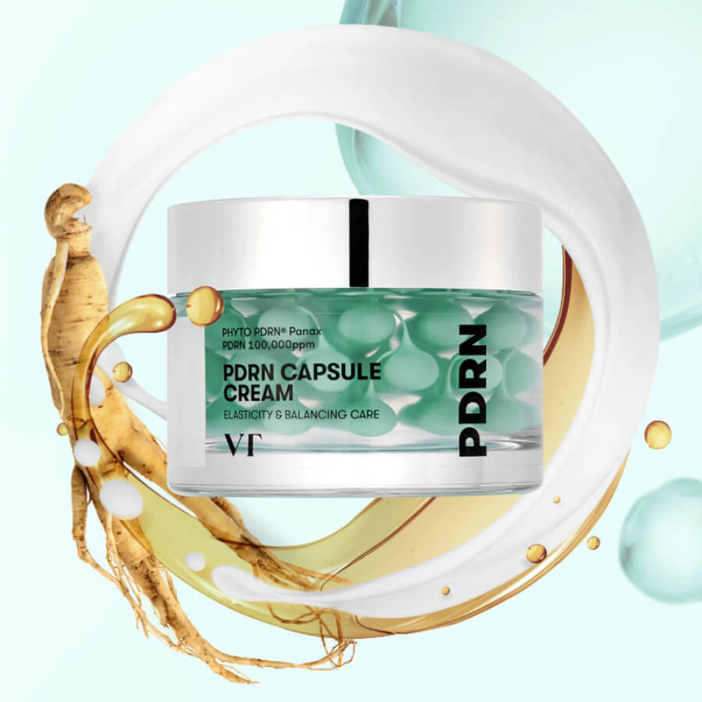 Відновлюючий капсульний крем з PDRN та пептидами - VT Cosmetics PDRN Capsule Cream 100 фото 4