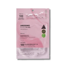 Зміцнююча гідрогелева маска з колагеном для обличчя - VT Cosmetics Collagen Reedle Shot 100 2-Step Hydrogel Mask 