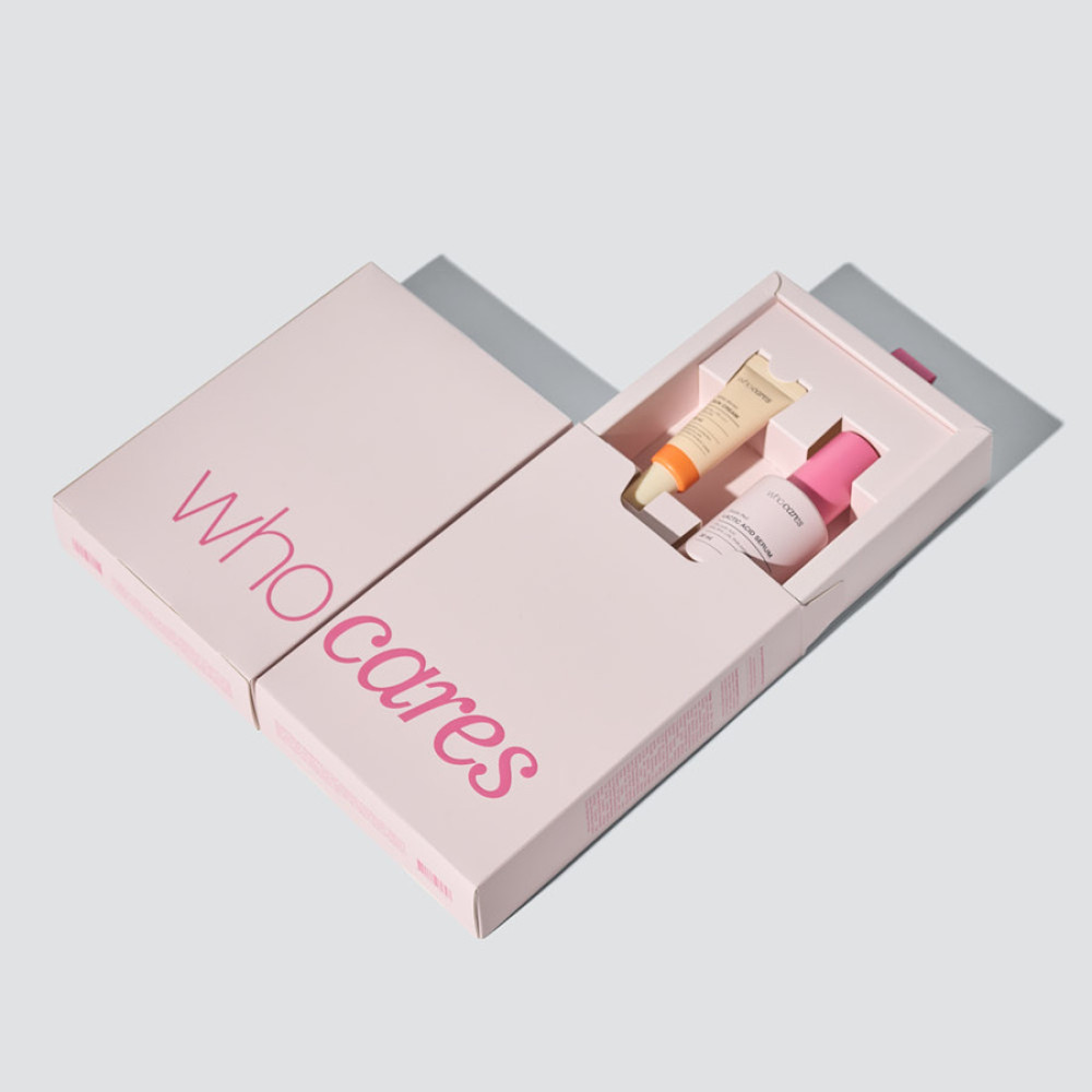 Набір засобів для обличчя - Who Cares Gentle Peel Lactic Acid Serum x Bifida Barrier Sun Cream фото 2