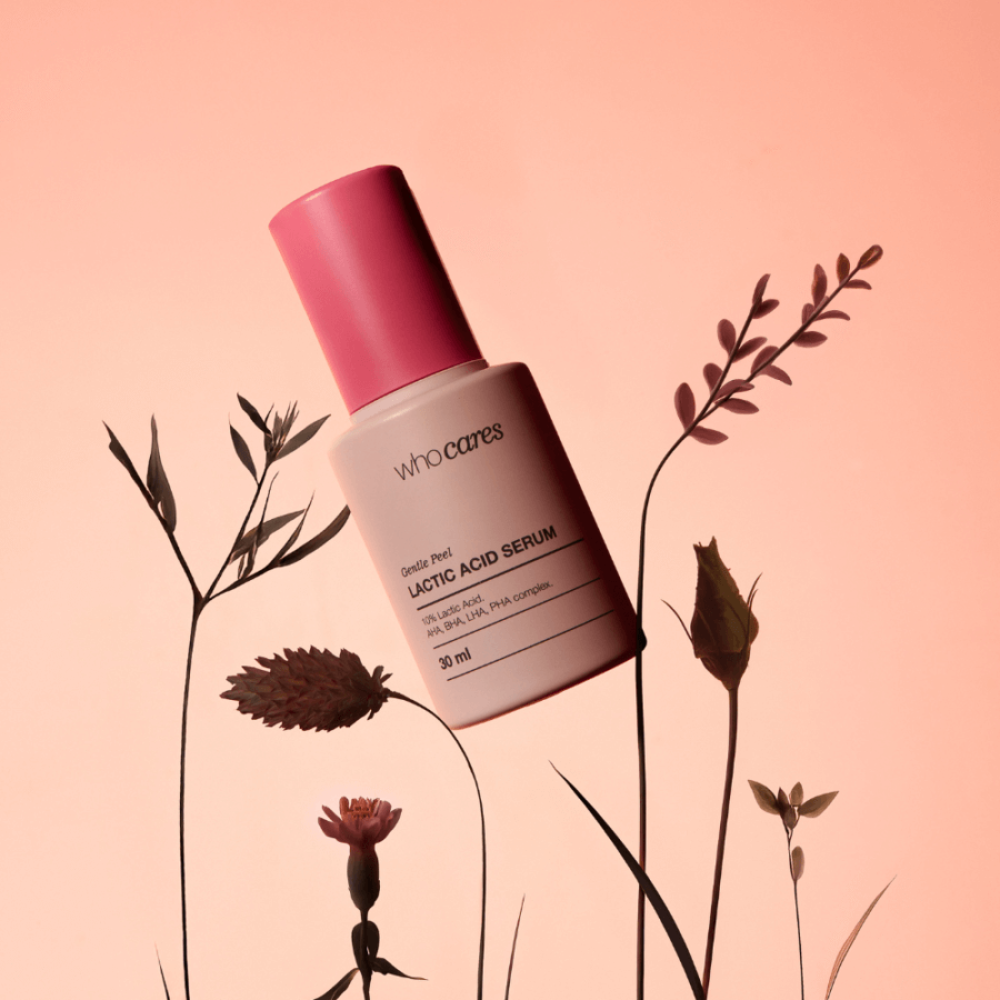 Незмивна сироватка-пілінг з молочною кислотою - Who Cares Gentle Peel Lactic Acid Serum фото 2