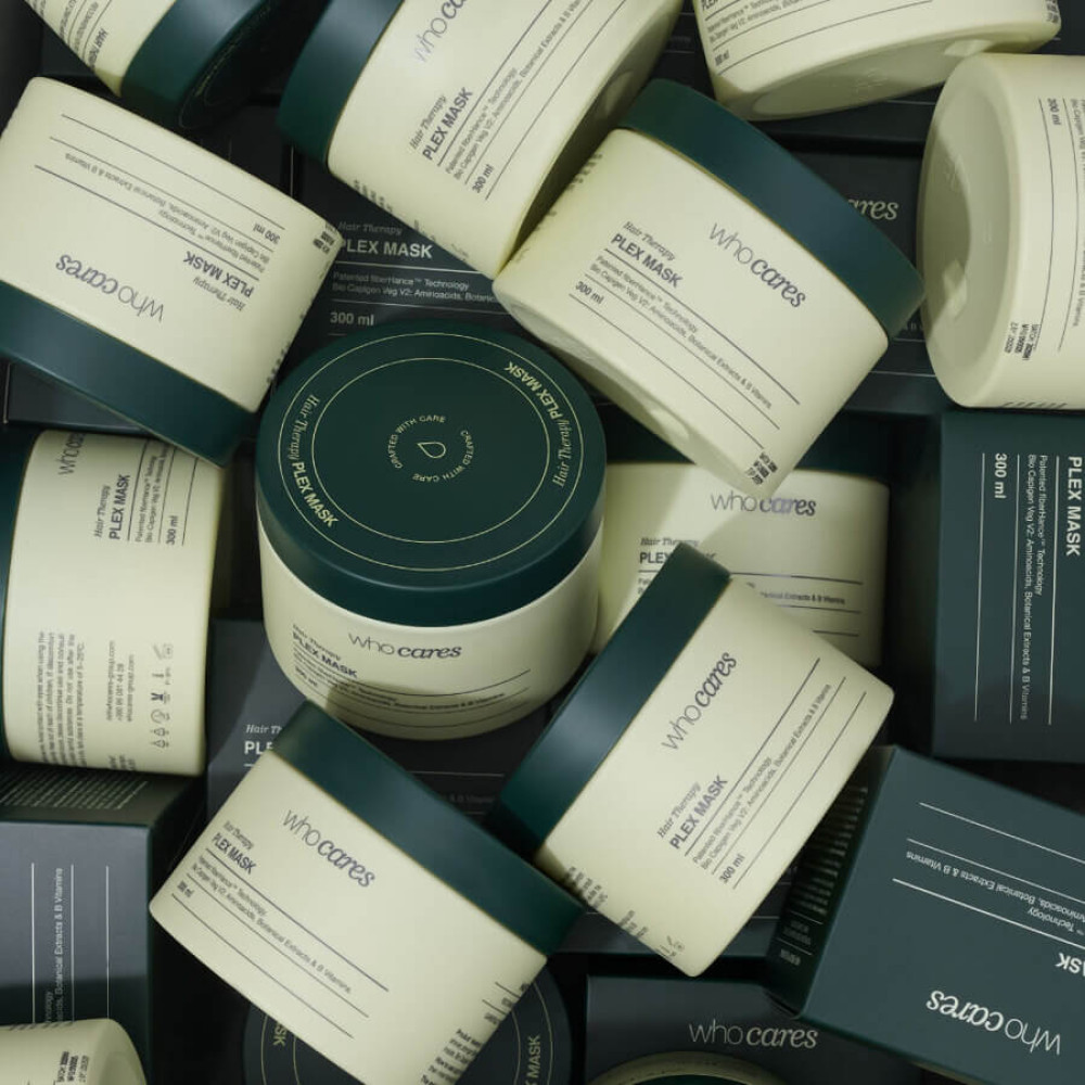 Реконструирующая маска для волос - Who Cares Hair Therapy PLEX Mask фото 3