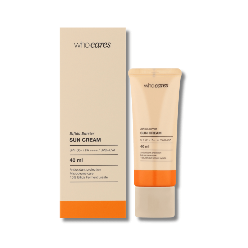 Солнцезащитный крем с антиоксидантной защитой - Who Cares Bifida Barrier Sun Cream SPF 50+ фото